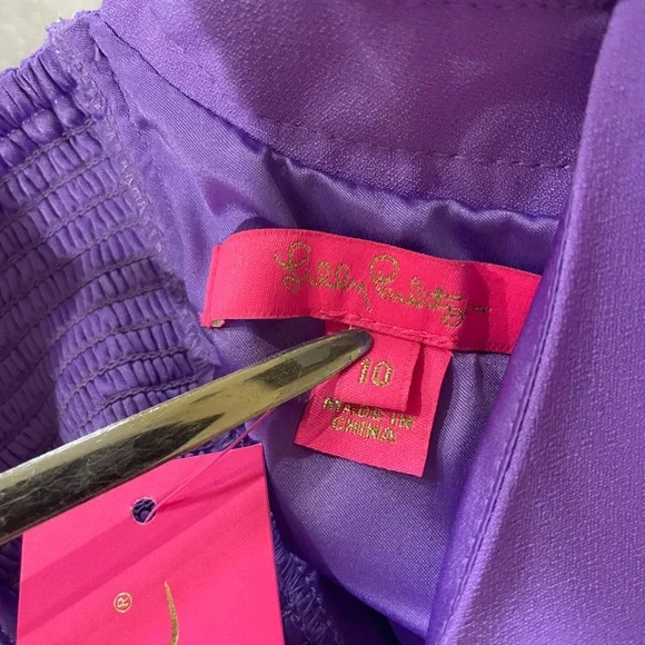 💜NWT!💜Lilly Pulitzer💜 Zima Jumpsuit with Ruffled Straps and Wide-Leg Design💜 - Picture 5 of 5